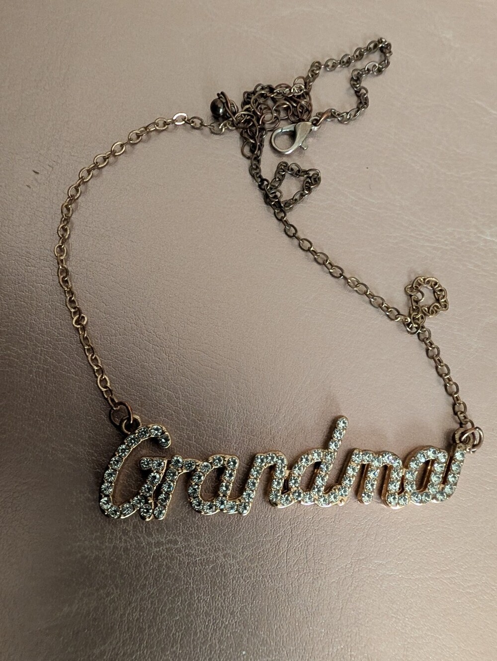 Grandma Rhinestone Necklace